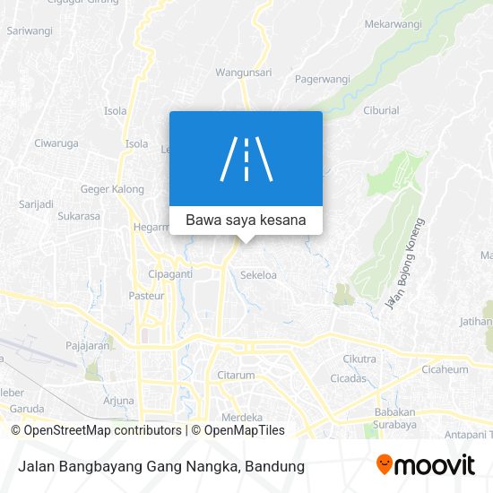 Peta Jalan Bangbayang Gang Nangka