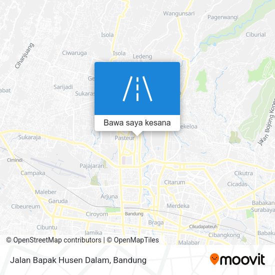 Peta Jalan Bapak Husen Dalam