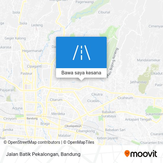 Peta Jalan Batik Pekalongan