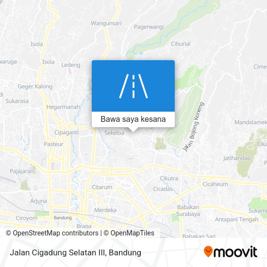 Peta Jalan Cigadung Selatan III