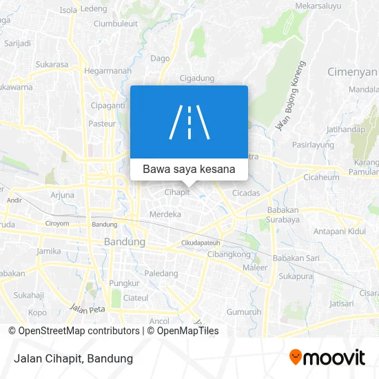 Peta Jalan Cihapit