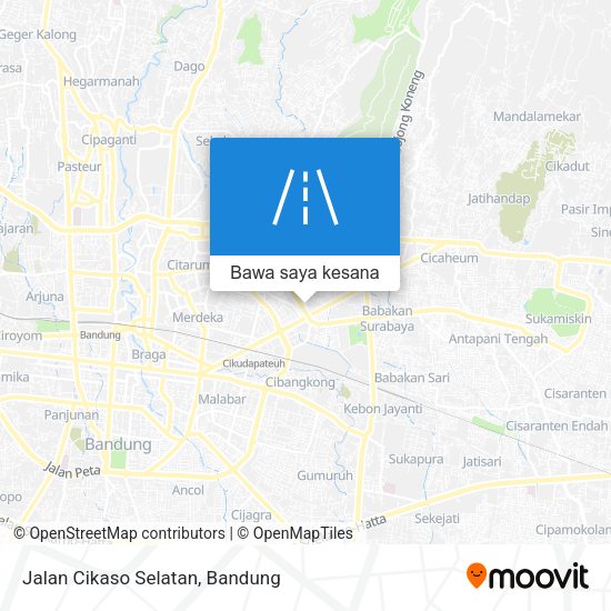 Peta Jalan Cikaso Selatan