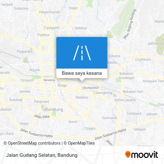 Peta Jalan Gudang Selatan