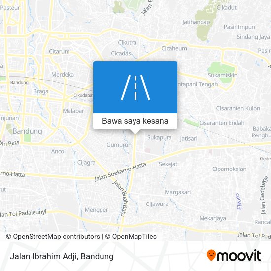 Peta Jalan Ibrahim Adji