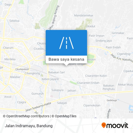 Peta Jalan Indramayu