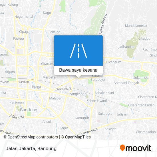 Peta Jalan Jakarta