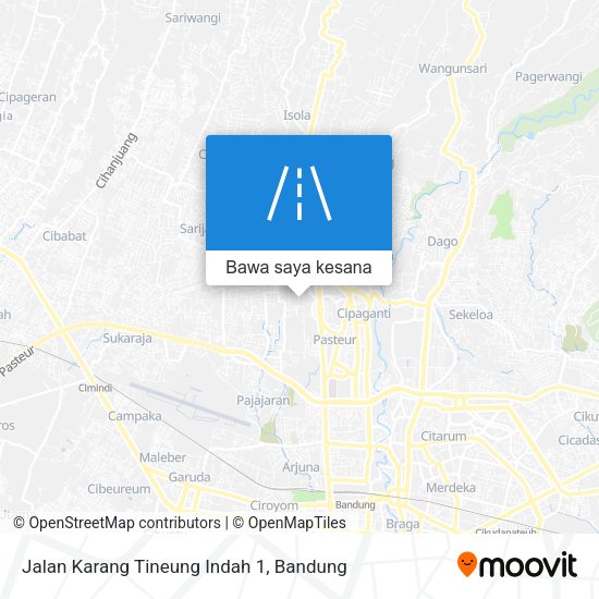 Peta Jalan Karang Tineung Indah 1