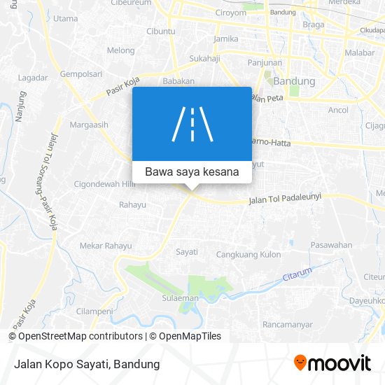 Peta Jalan Kopo Sayati