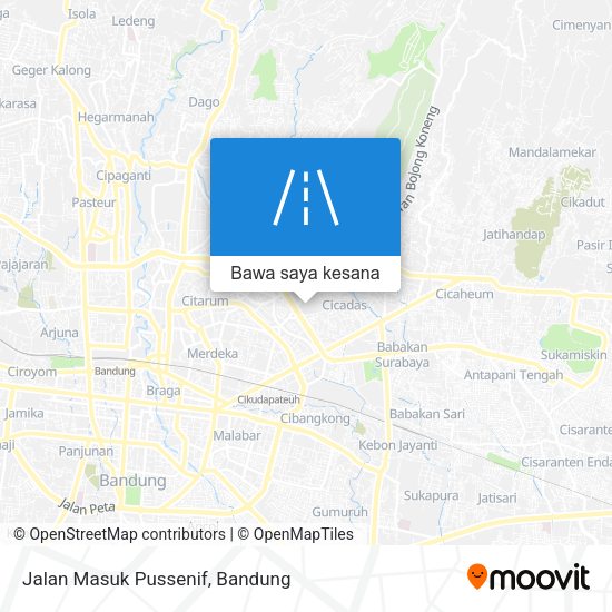 Peta Jalan Masuk Pussenif