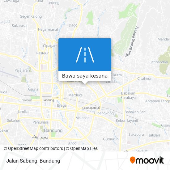 Peta Jalan Sabang