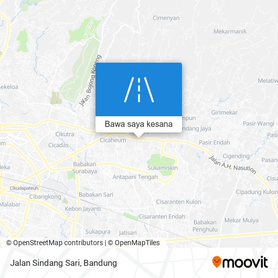 Peta Jalan Sindang Sari