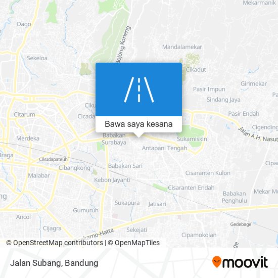 Peta Jalan Subang