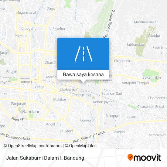 Peta Jalan Sukabumi Dalam I