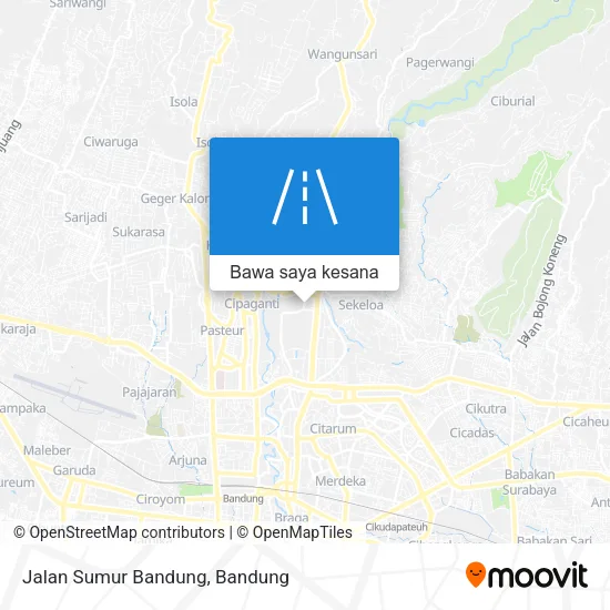 Peta Jalan Sumur Bandung