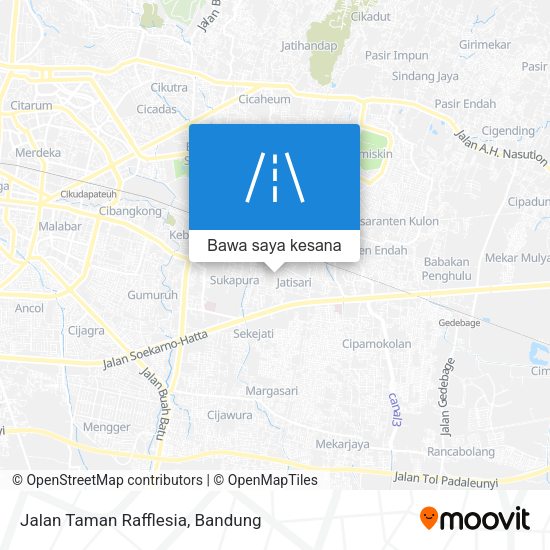 Peta Jalan Taman Rafflesia