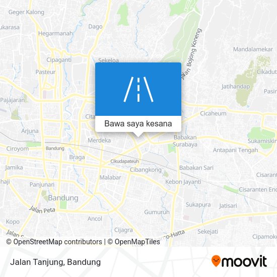 Peta Jalan Tanjung