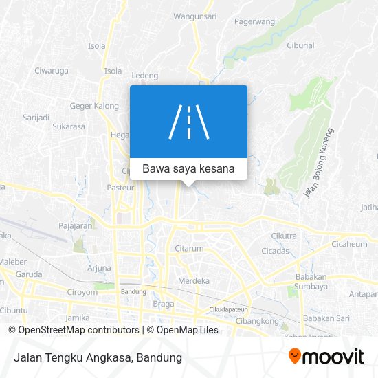 Peta Jalan Tengku Angkasa