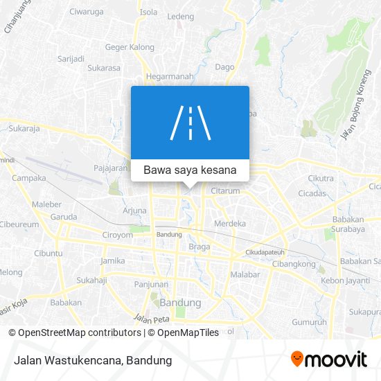 Peta Jalan Wastukencana