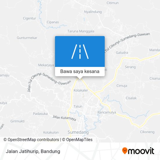 Peta Jalan Jatihurip
