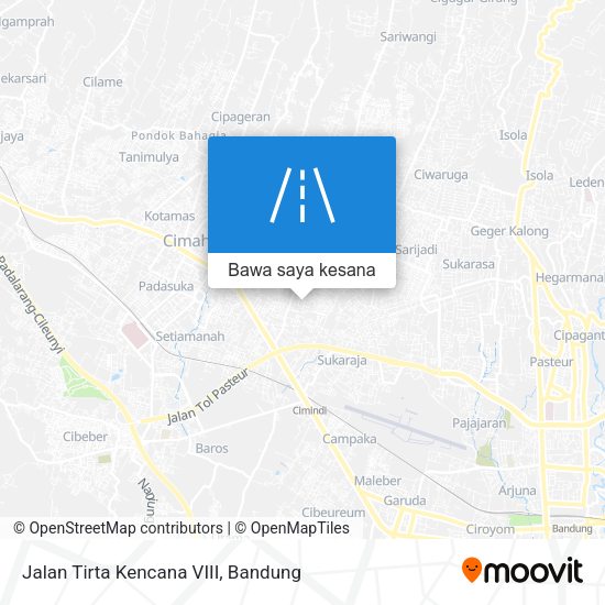 Peta Jalan Tirta Kencana VIII