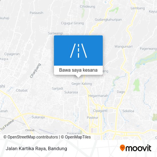 Peta Jalan Kartika Raya