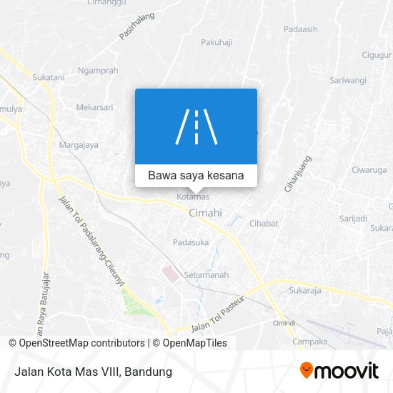 Peta Jalan Kota Mas VIII