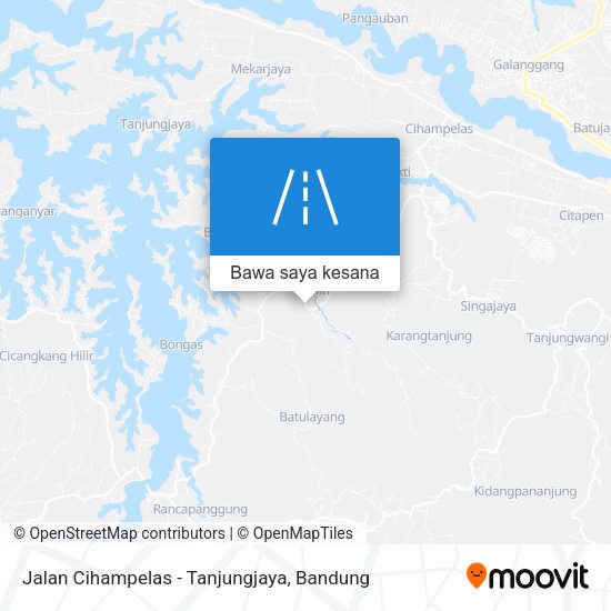 Peta Jalan Cihampelas - Tanjungjaya