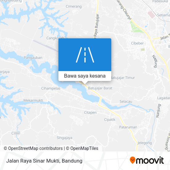 Peta Jalan Raya Sinar Mukti