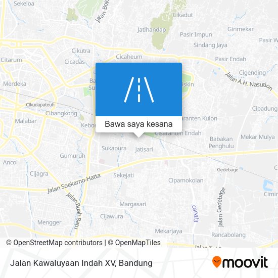 Peta Jalan Kawaluyaan Indah XV