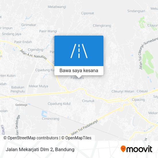 Peta Jalan Mekarjati Dlm 2