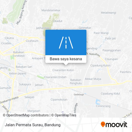 Peta Jalan Permata Surau
