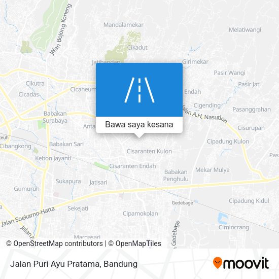 Peta Jalan Puri Ayu Pratama