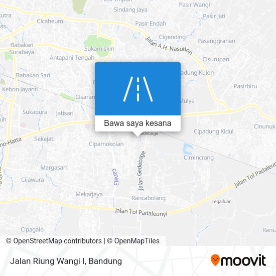 Peta Jalan Riung Wangi I