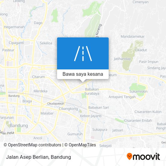 Peta Jalan Asep Berlian