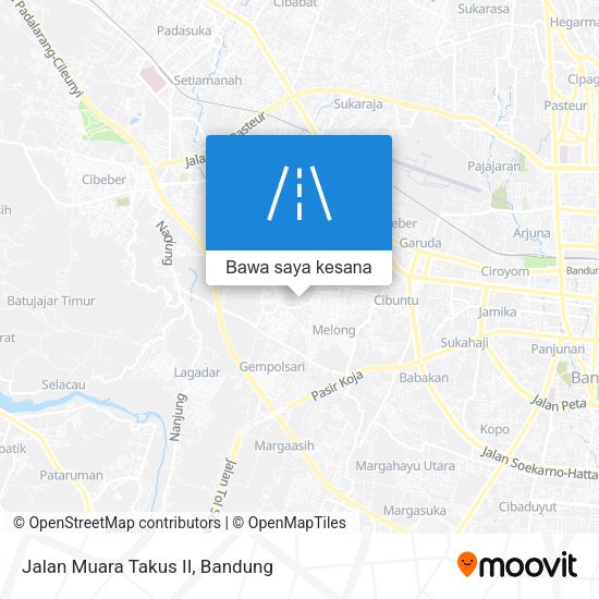 Peta Jalan Muara Takus II