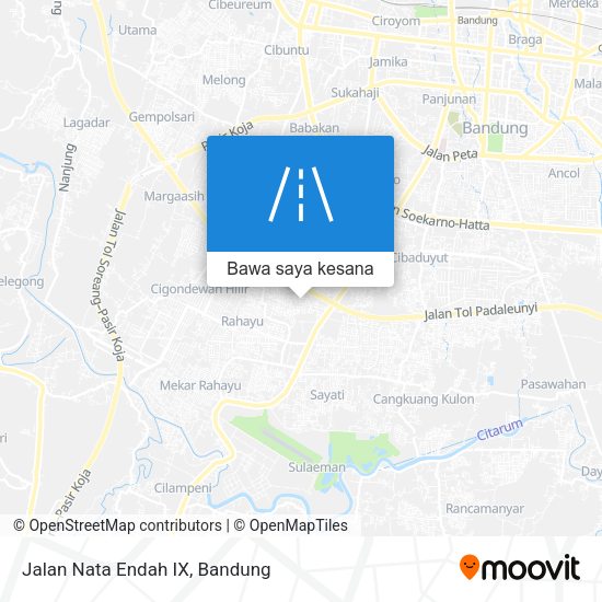 Peta Jalan Nata Endah IX