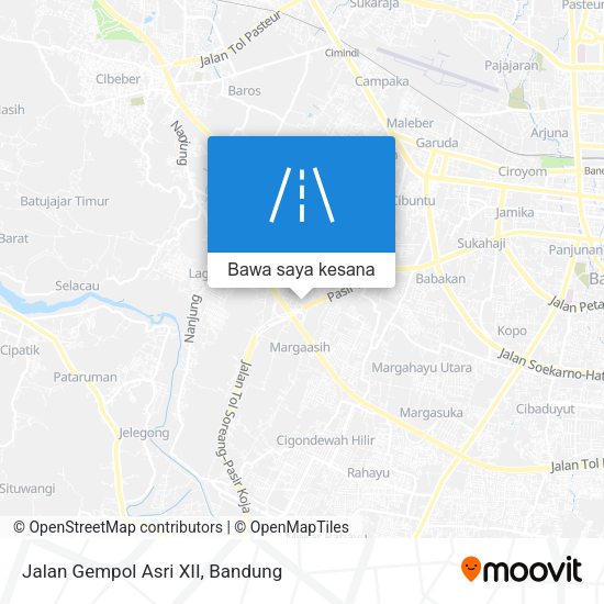 Peta Jalan Gempol Asri XII
