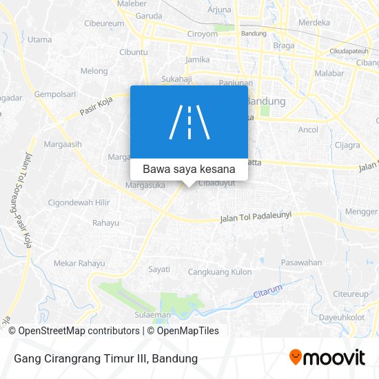 Peta Gang Cirangrang Timur III