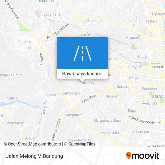 Peta Jalan Melong V