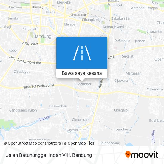 Peta Jalan Batununggal Indah VIII