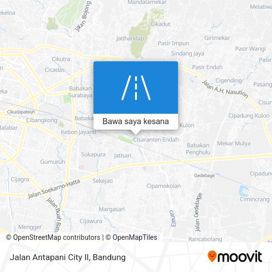 Peta Jalan Antapani City II