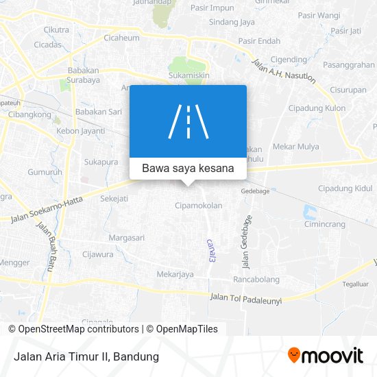 Peta Jalan Aria Timur II