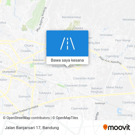 Peta Jalan Banjarsari 17