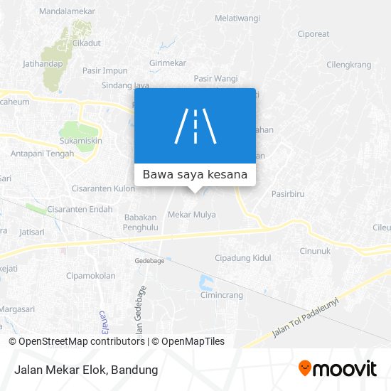 Peta Jalan Mekar Elok