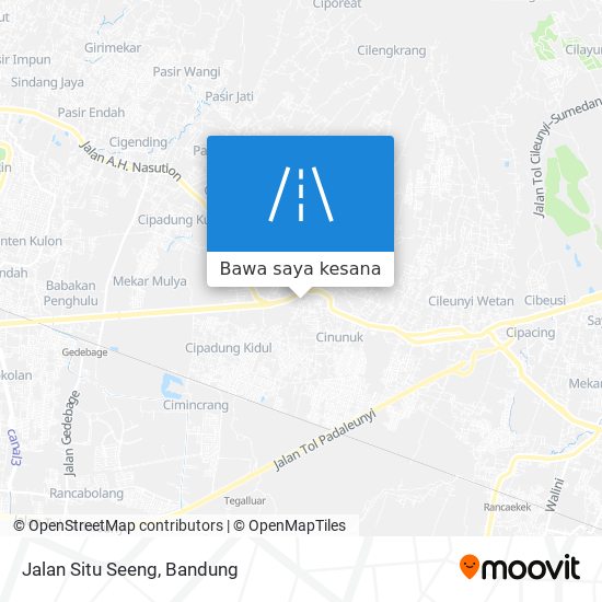 Peta Jalan Situ Seeng