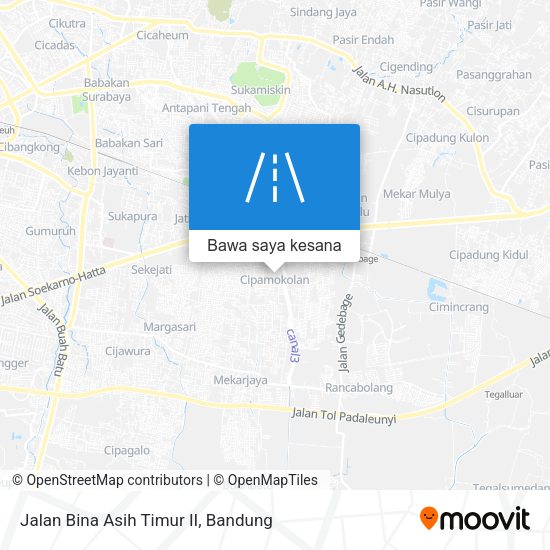 Peta Jalan Bina Asih Timur II