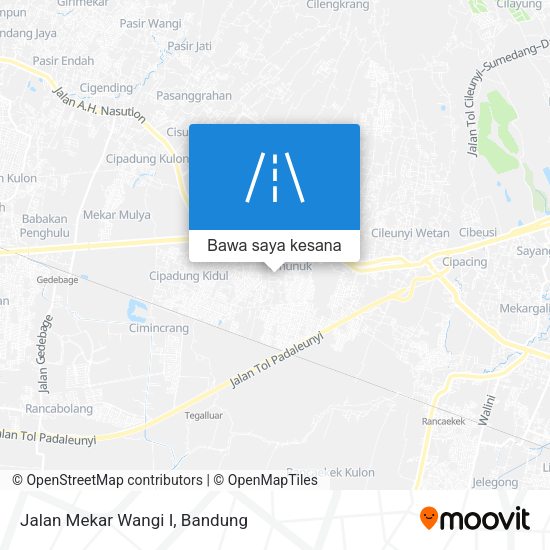 Peta Jalan Mekar Wangi I