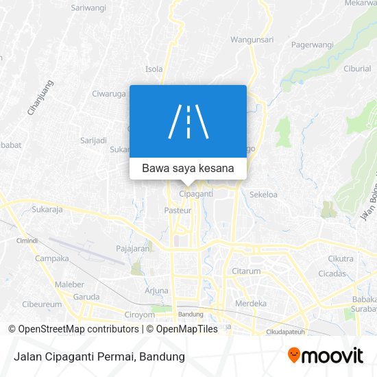 Peta Jalan Cipaganti Permai