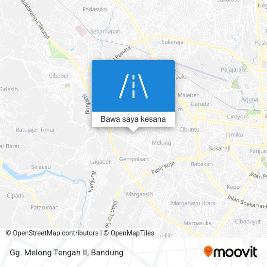 Peta Gg. Melong Tengah II
