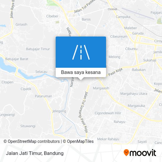 Peta Jalan Jati Timur